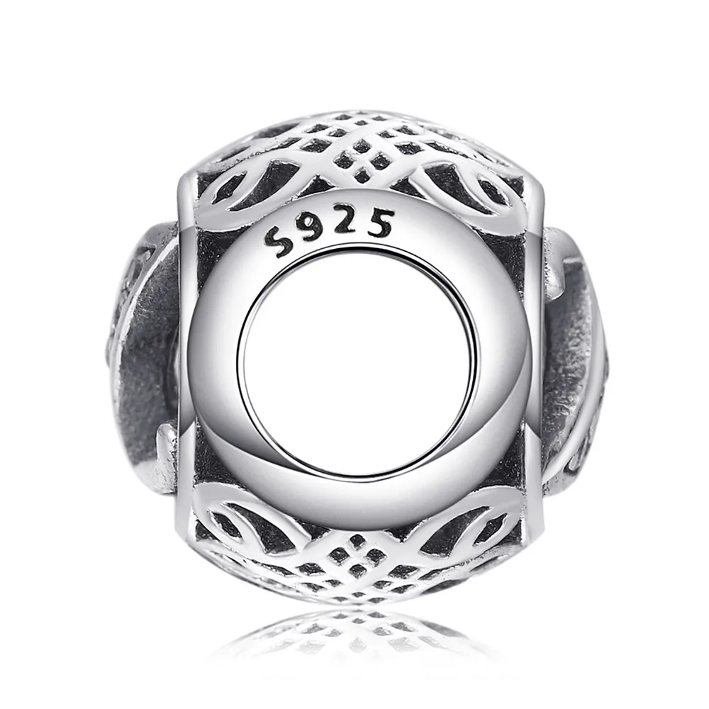 Jewelrypalace стерлингового серебра 925 буквы Z жемчужный бисер Подвески Fit Браслеты