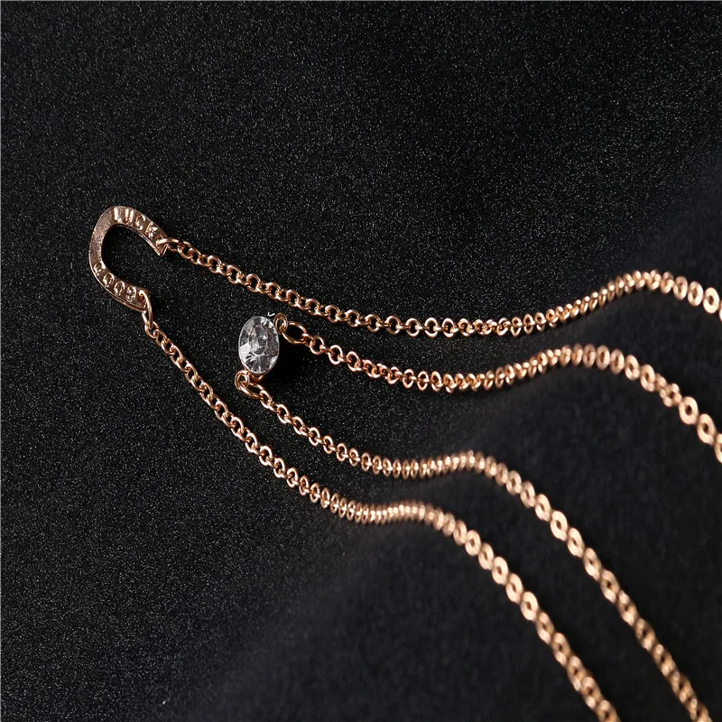 2018 дешевые ювелирные изделия Новый начальный Лариат Панк золото многослойное