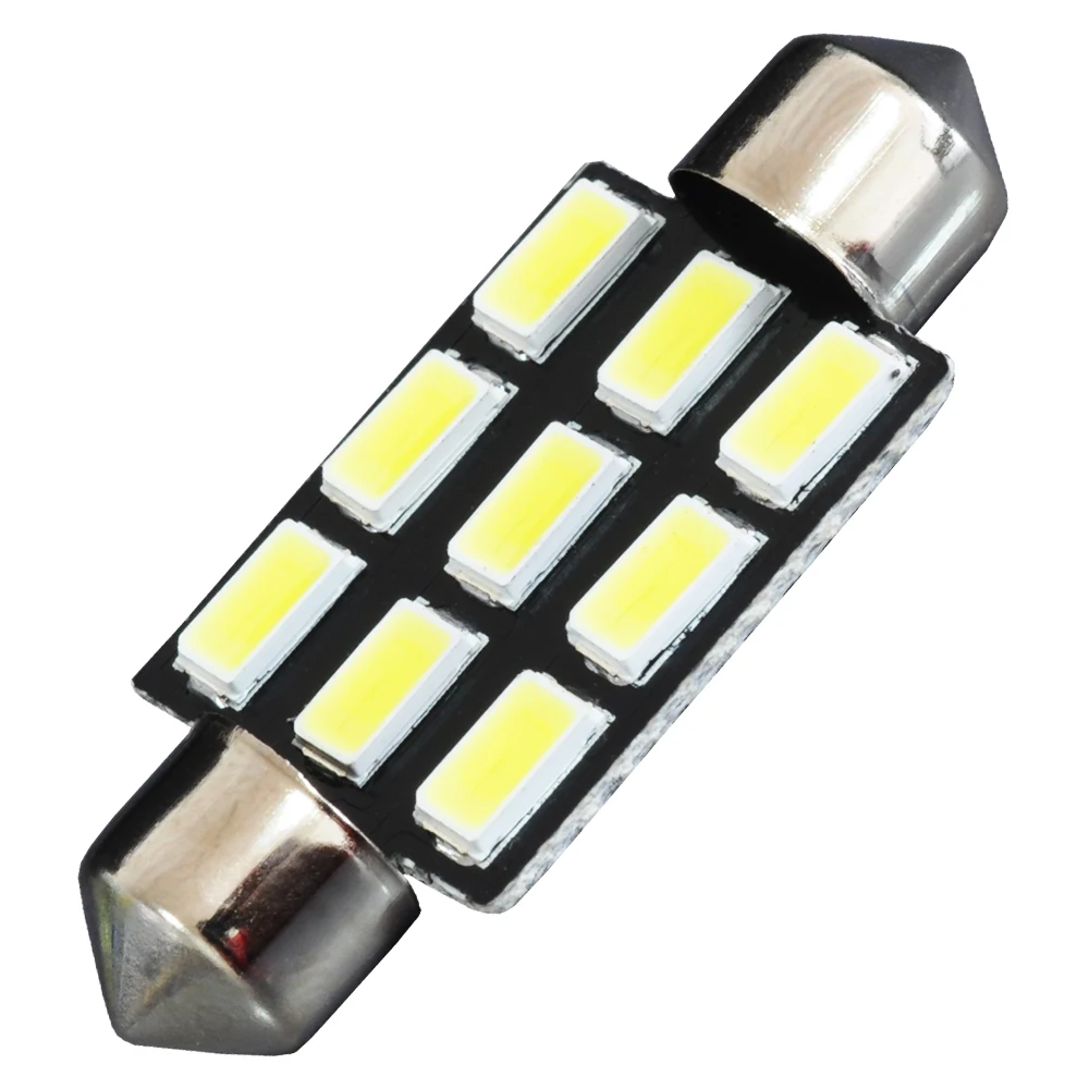 AGLINT 10 шт. автомобильное освещение гирлянда C5W 39 мм светодиодный лампы 5630