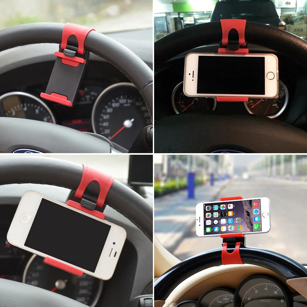 Runmade Универсальный автомобильный телефон на руль MP4 GPS зажим держатель Подставка