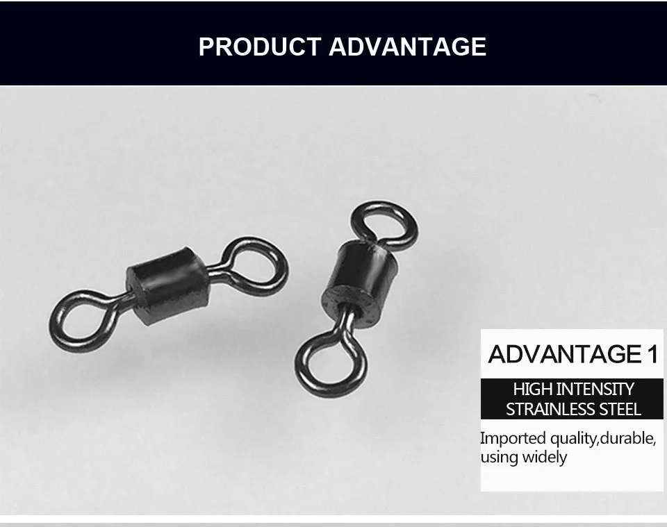 Ходьба рыбы 50 шт./лот рыболовные Вертлюги 1#4#6#8#10#12# Rolling поворотный разъем для рыболовных крючков рыболовные снасти аксессуары