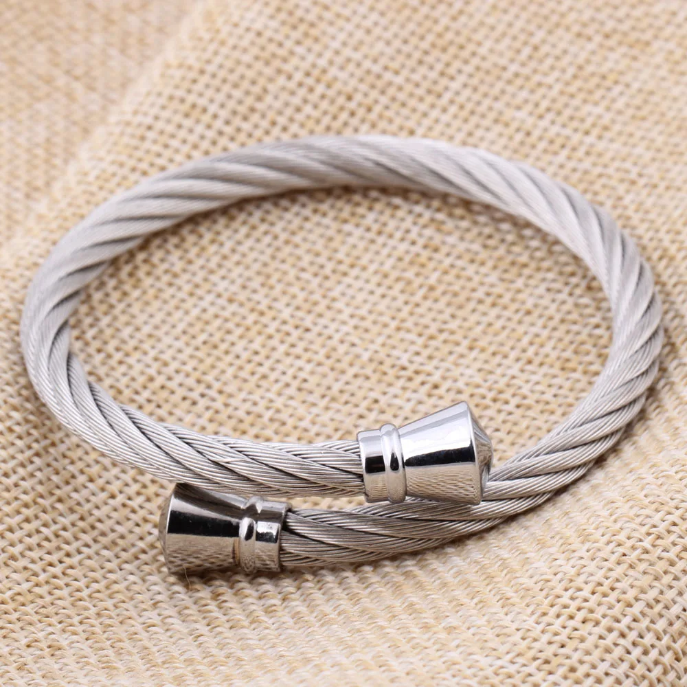 Браслеты манжеты с кабелем из нержавеющей стали для мужчин и женщин|bracelet armband|jewelry