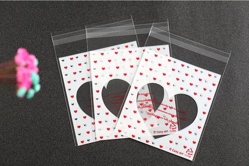 100 шт. пластиковые пакеты для упаковки конфет печенья|bag fringe|bag polobag xbox |