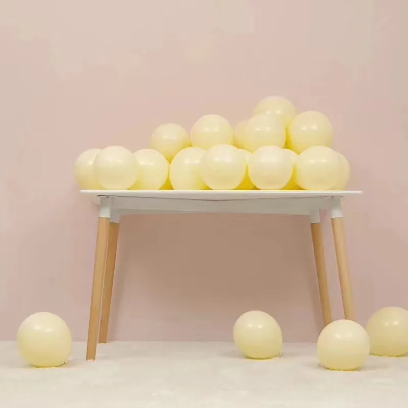 9 шт 10 дюймов мгновенной проявки Macaroon серии цветные латексные шары флаги надувные
