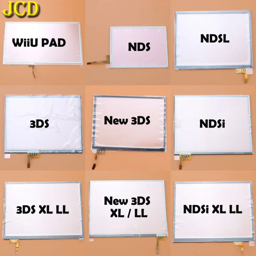 

JCD Touch Screen Panel Display Digitizer For Nintend DS Lite NDSL NDS NDSi XL LL For 3DS XL LL Wiiu PAD console