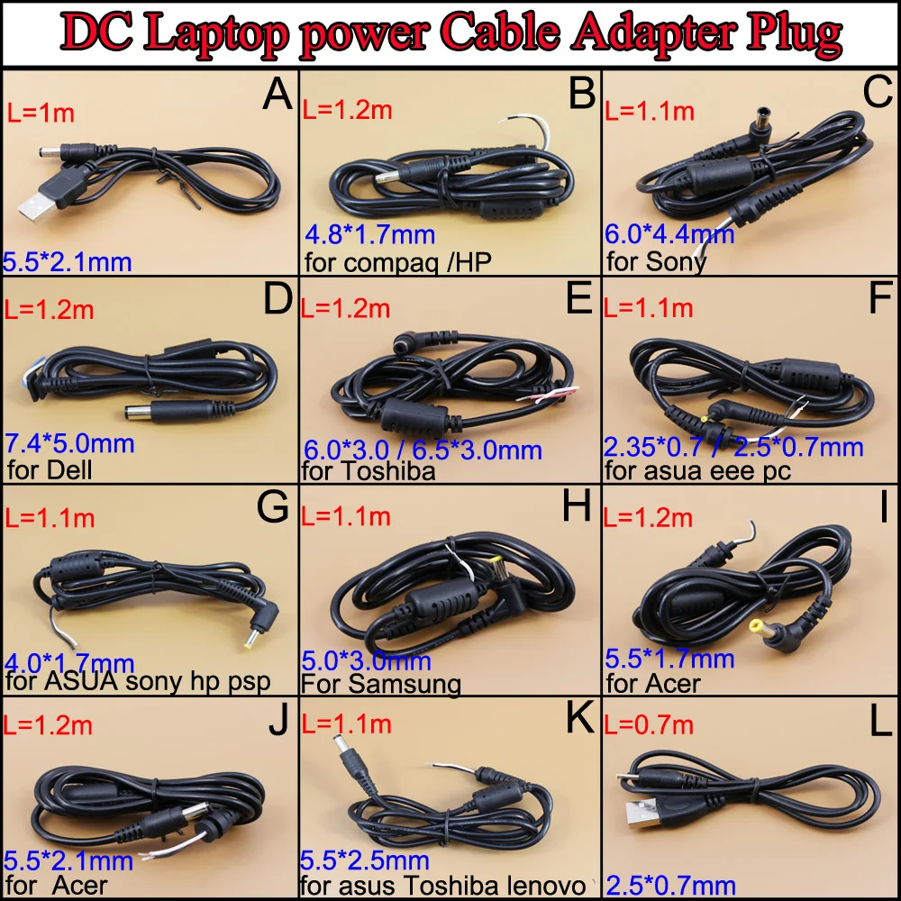 YuXi 6 Тип 2 0 USB порт для 5 5*2 мм 5*0 7 3 5*1 35 4 0*1 1 В DC Цилиндрический разъем кабель питания