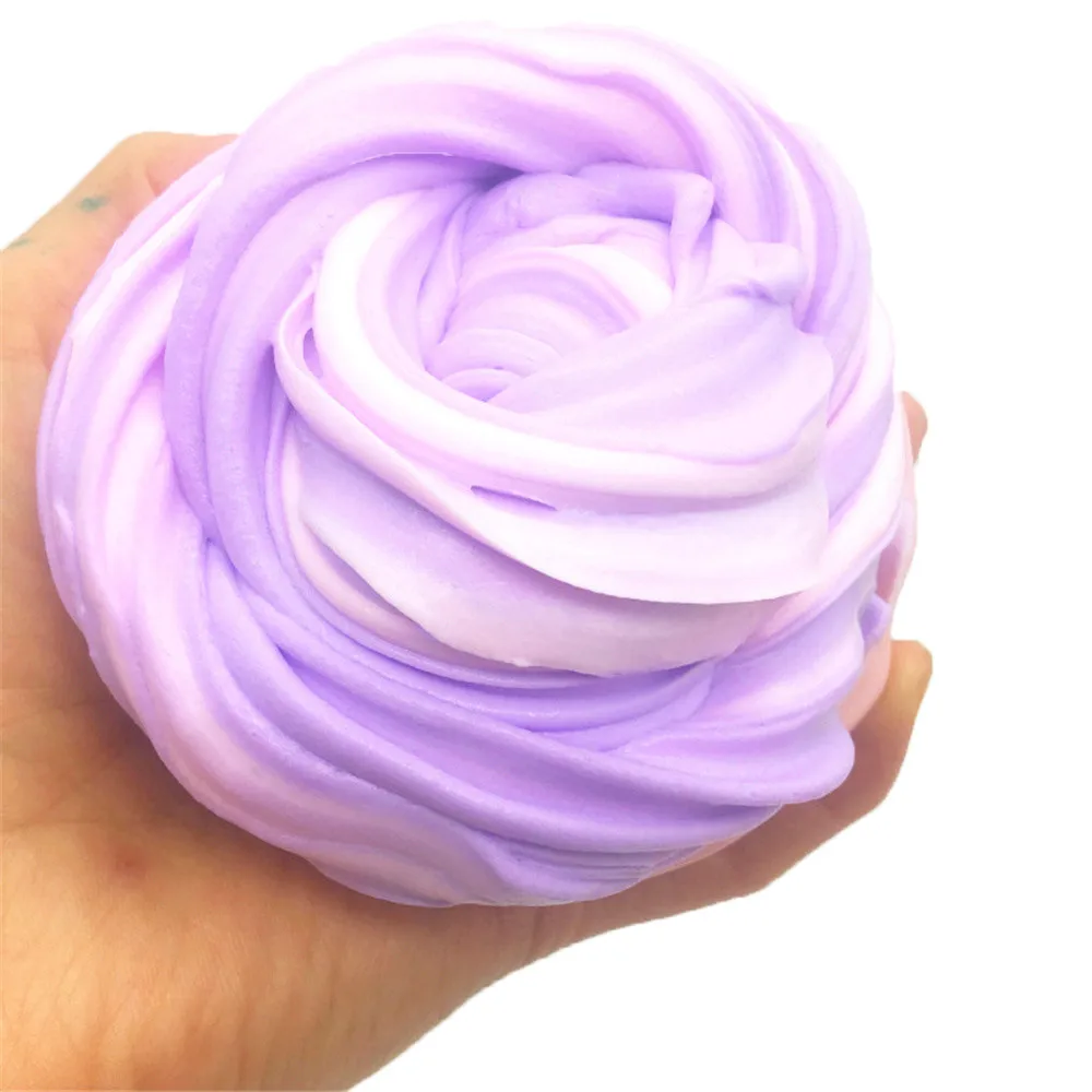 

Slime fluffy Education Craft Toy Macaroon Color slip slide Scented Stress Mixing Jelly Soft Slime Toys 6.10