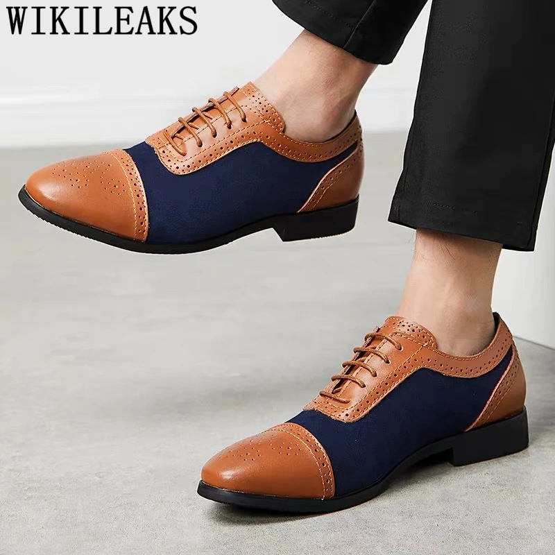 Туфли мужские классические британская обувь для парикмахеров броги роскошные