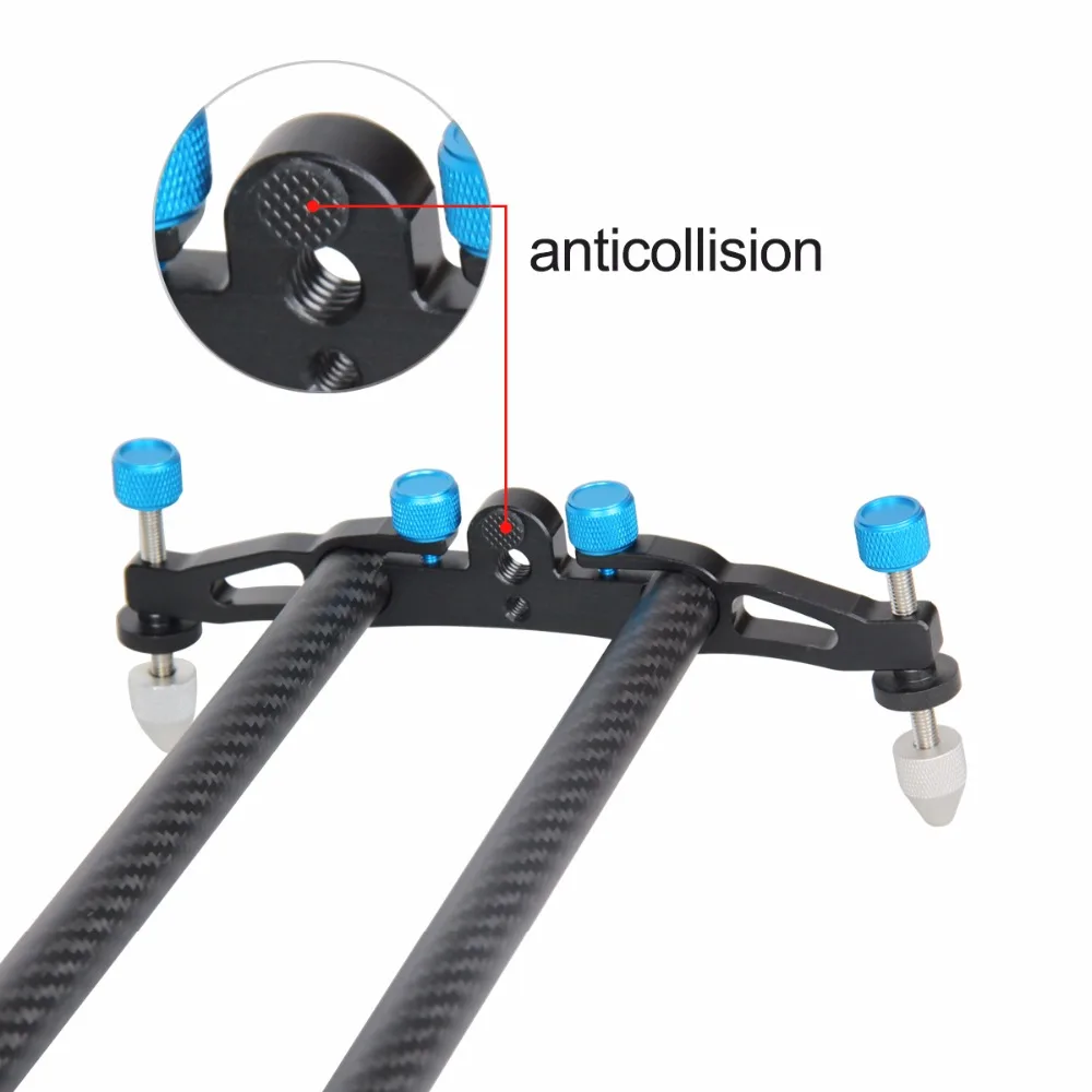 Новый профессиональный 31 &quot/80 см углеродного волокна подшипника Видео слайдер