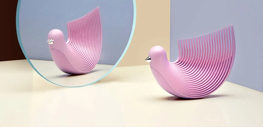 Xiaomi Mijia Yiyohome расческа в форме птиц портативная Антистатическая Расческа с широкими зубами для женщин/мужчин