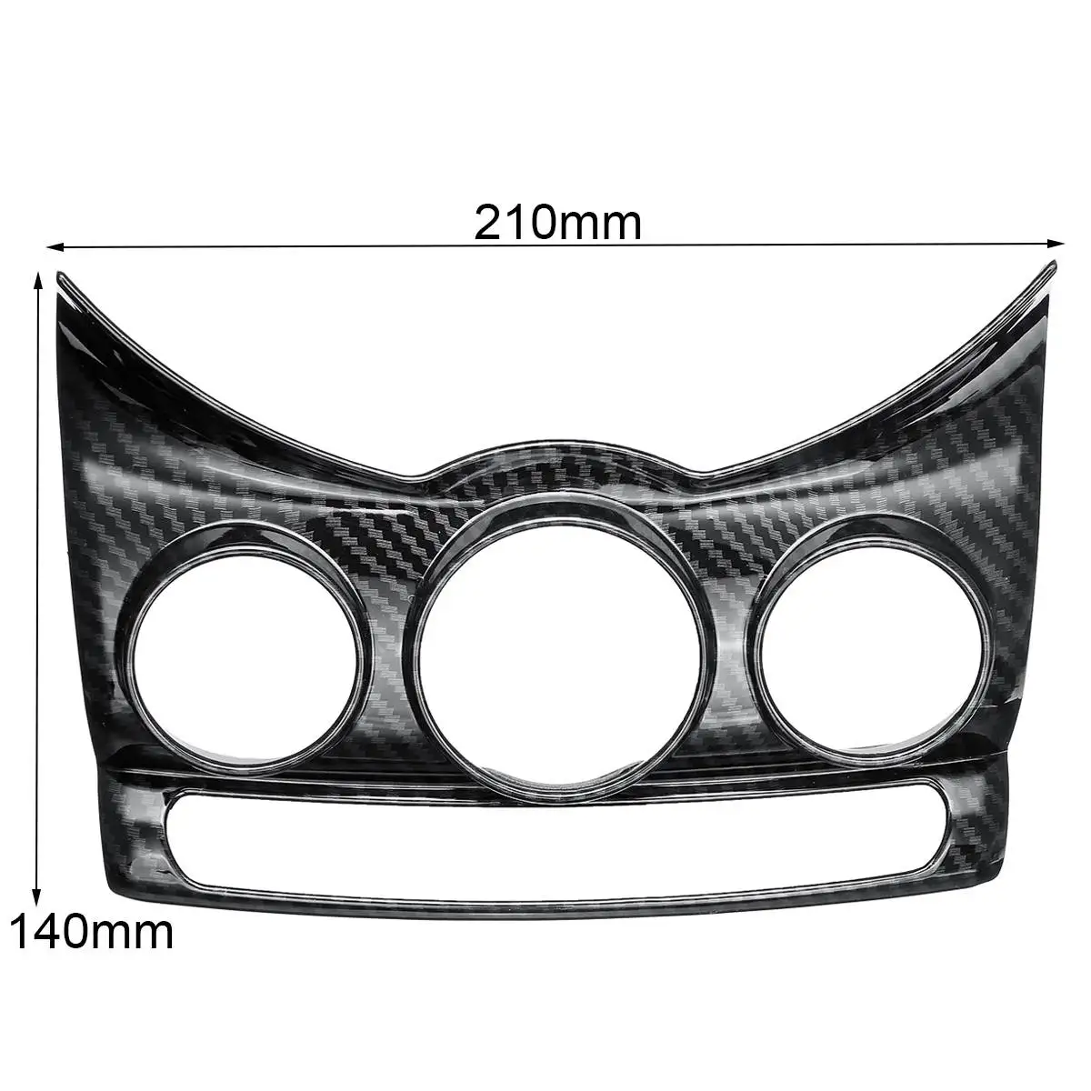 

Carbon Fiber Style Center Dashboad Console Cover Trim Car Interior Decoration for MINI Cooper F55 F56 F57 2018