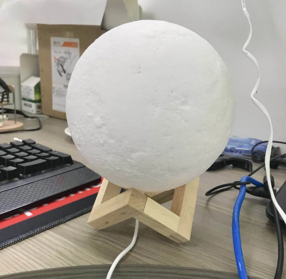 TOPZEAL недавно разработанный PLA 3d принтер накаливания для лунной лампы 1,75 мм 1 кг катушка размерная точность+/-0,02 мм