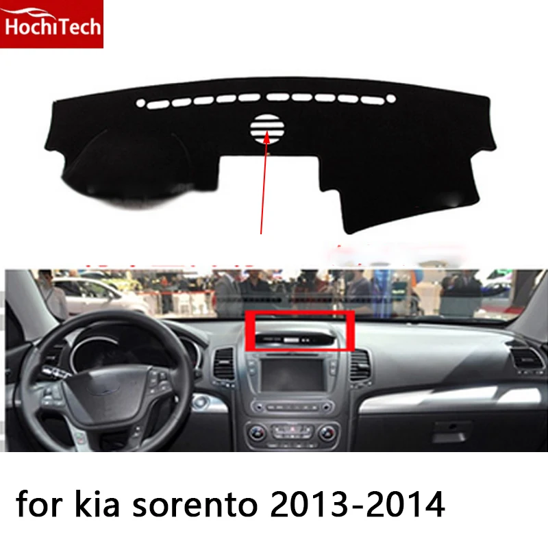 

HochiTech for kia sorento 2009-2014 dashboard mat Protective pad Shade Cushion Photophobism Pad car styling accessories