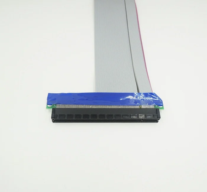 PCI Express e 8X к 16X расширитель платы ленточный кабель 50 шт./лот Бесплатная доставка