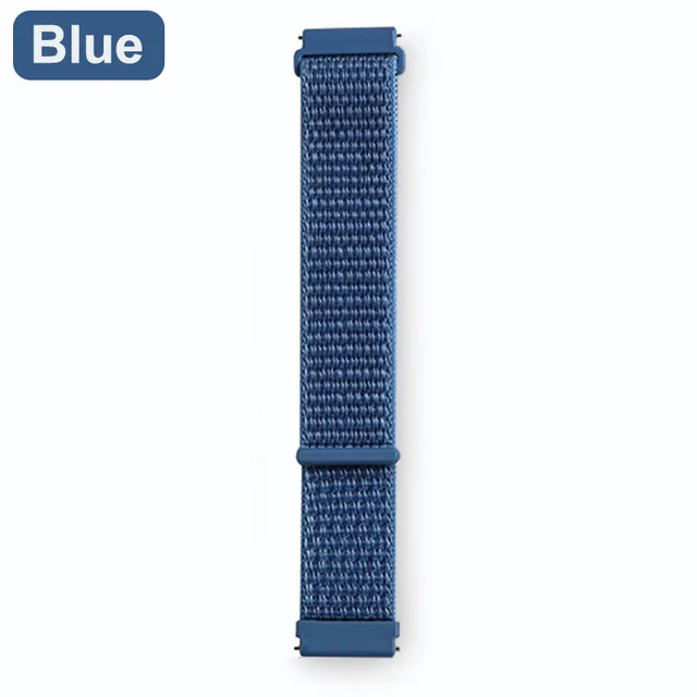 Нейлоновый Ремешок Для Xiaomi Amazfit Bip Pace ремешок на запястье нейлоновая петля ремешок на липучке аксессуары для часов браслет для huawei GT Band