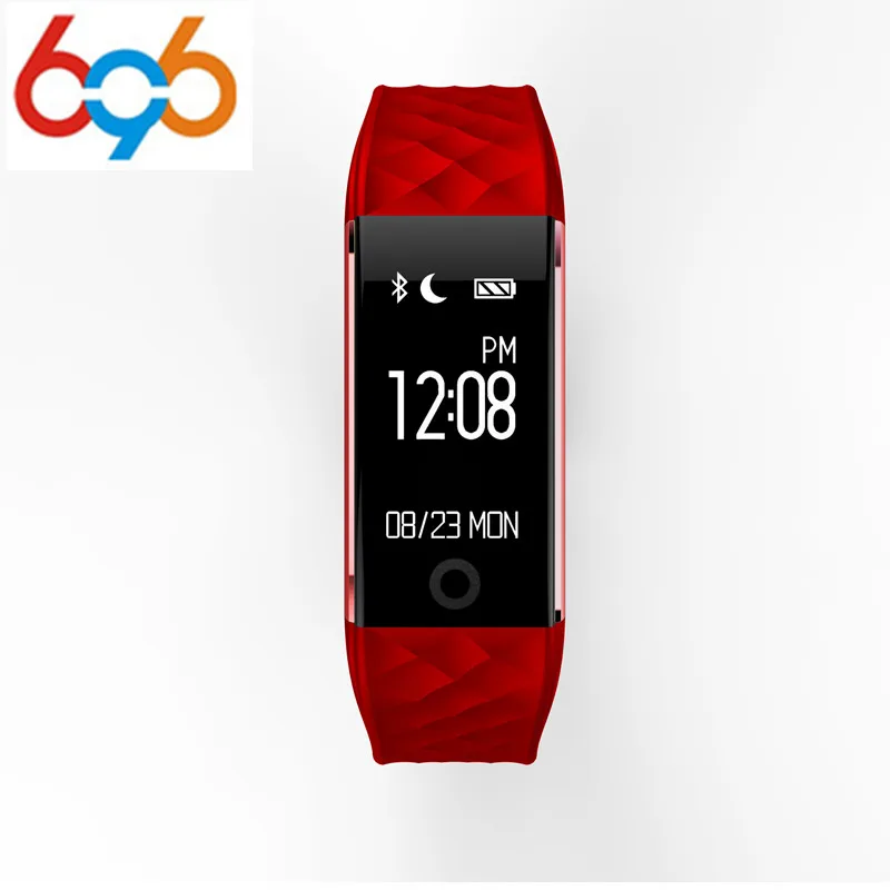 S2 Bluetooth Smart Браслет монитор сердечного ритма IP67 Водонепроницаемый Smartband браслет