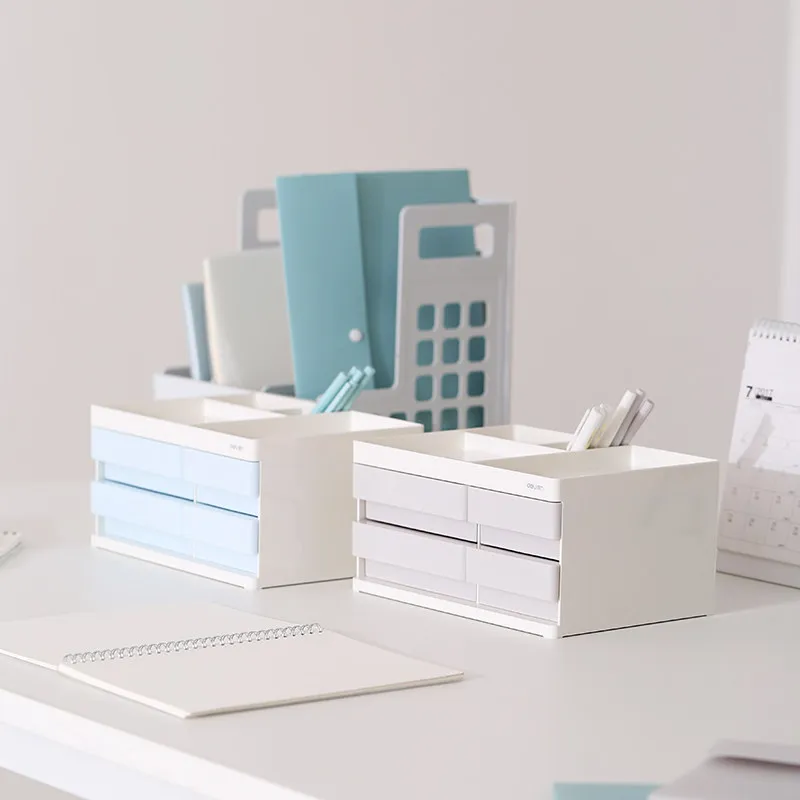 

Multifunction Storage Box Desktop Pen Holder Cosmetic Container Box Desk Pen Pencil Organizer Office School Supplies 8904