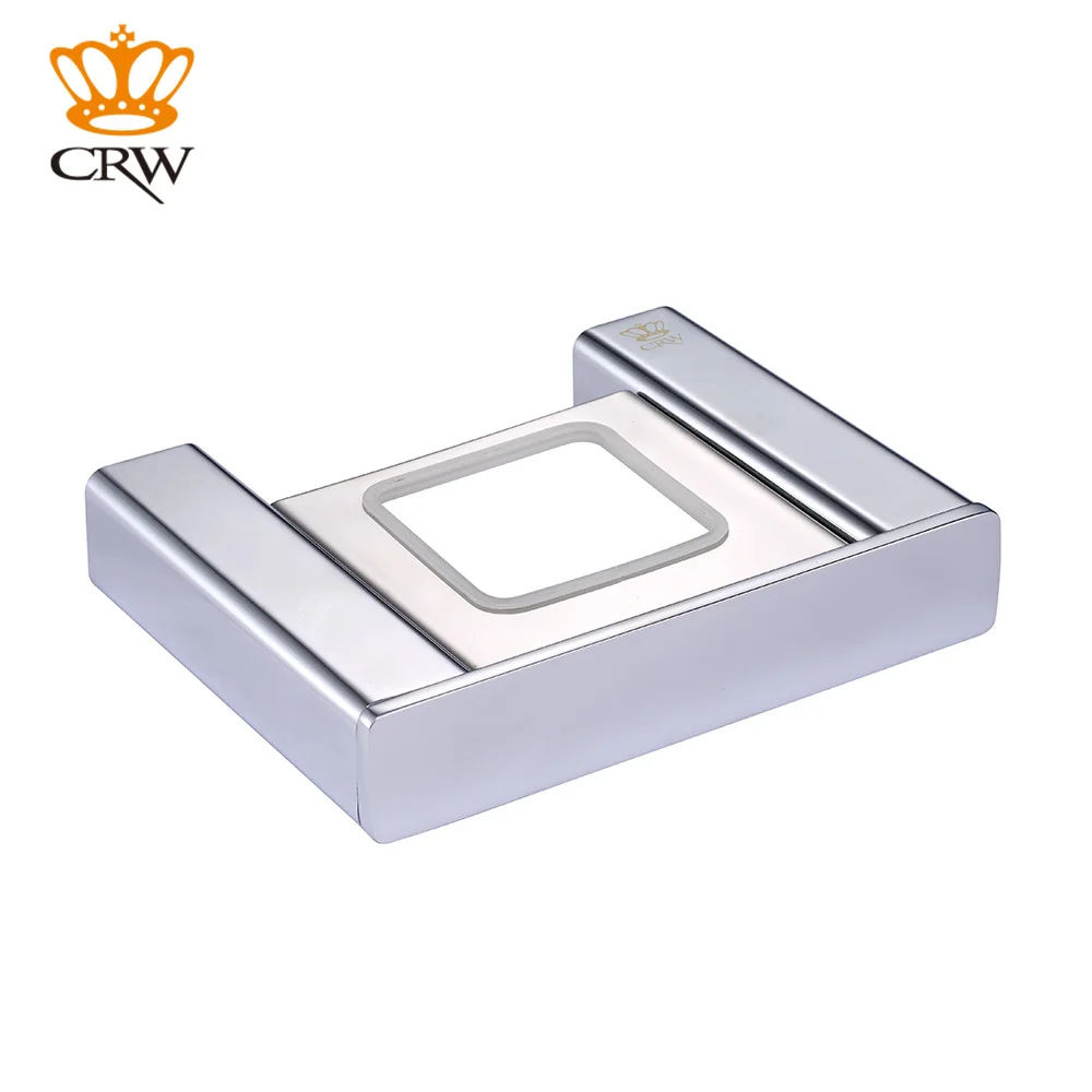 CRW современный Ванная комната код одного квадратного Стекло держатель стакана с