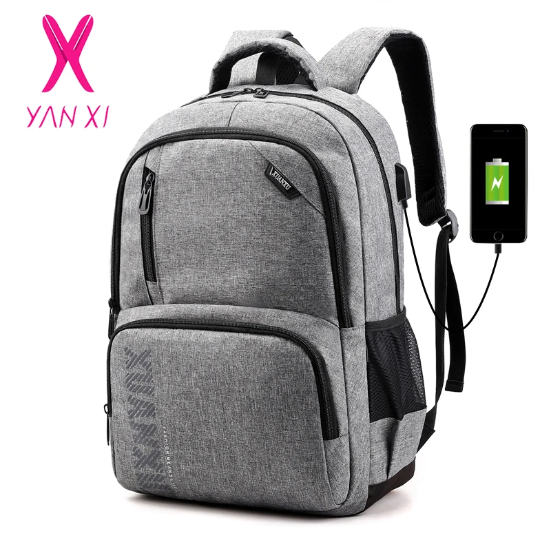 Мужской и женский рюкзак для ноутбука YANXI 15 6 дюйма школьная сумка подростков 2019 |