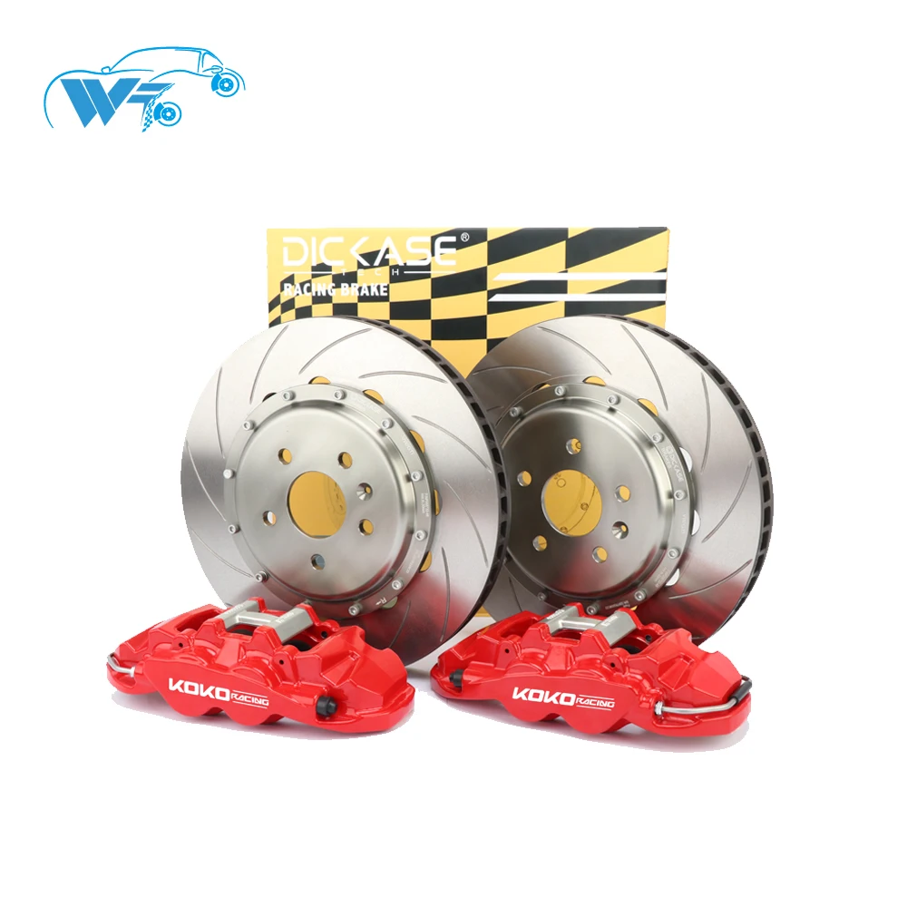 KOKO RACING car аксессуары WT8560 4 горшок тормозной суппорт с шланг ротор удовлетворить