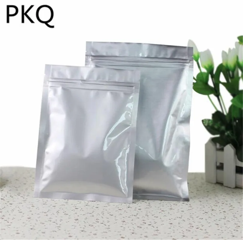 5 шт серебряных упаковочных мешков Ziplock 24 провода мешок для хранения еды на молнии