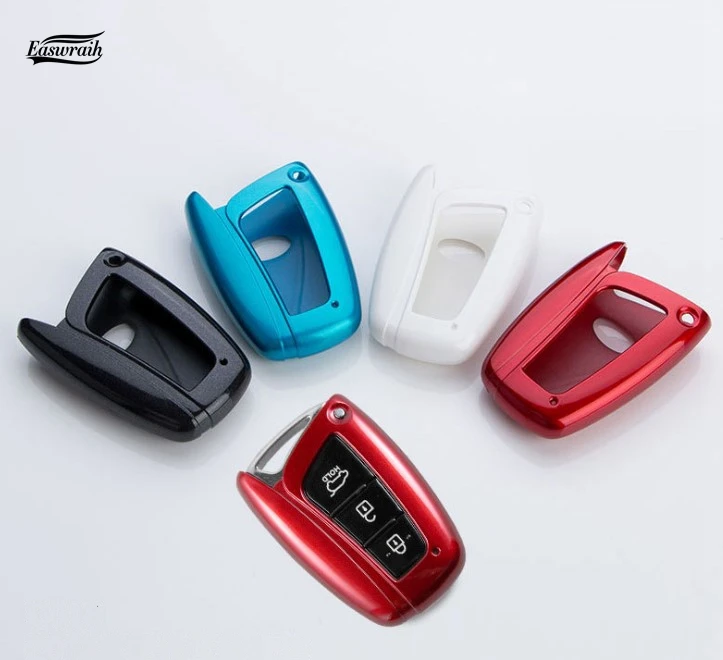 

Men Women Fashion Gift Car ABS Key Case For Hyundai IX45 Genesis Grand Santa Fe Tucson Equus Protection Shell