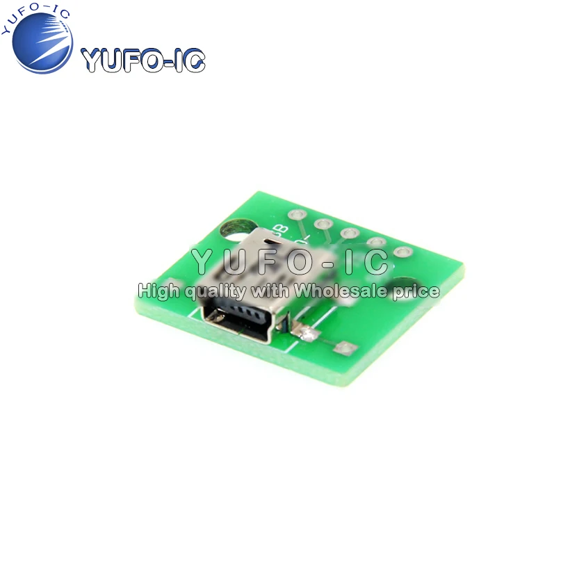 Мини USB поворотное сиденье с поворотной головкой Mini 5p SMD Поворотная прямая