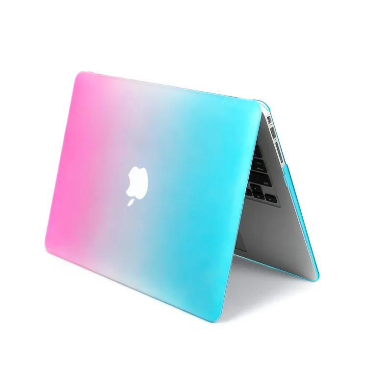 Жесткий защитный чехол 3 в 1 Радужный для MacBook Air 13 Pro 13/15 дюймов с сенсорной панелью