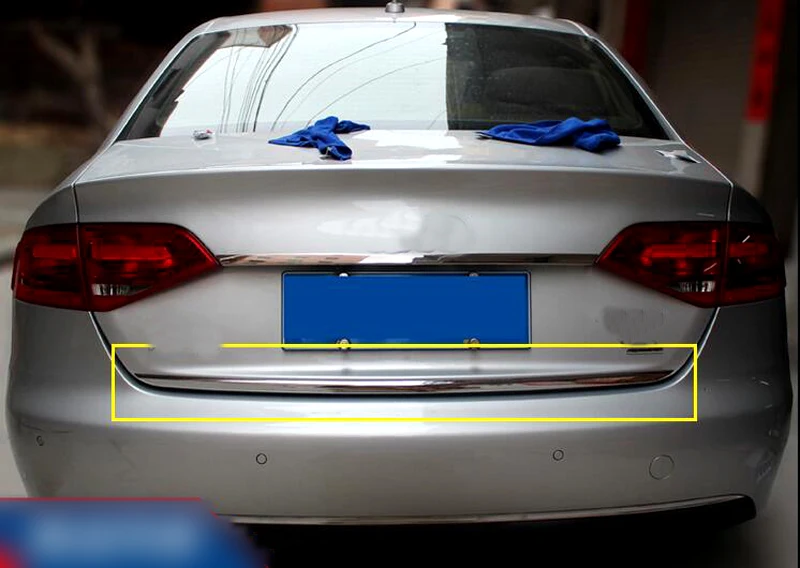 1 * Внешняя Задняя Крышка багажника из нержавеющей стали накладка на ворота