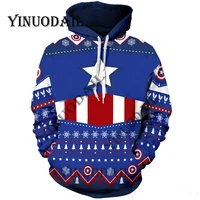 fans wear venom spiderman 3d printed hoodies captain america chrismas cosplay for men sweatshirt for marvel deadpool movie fans