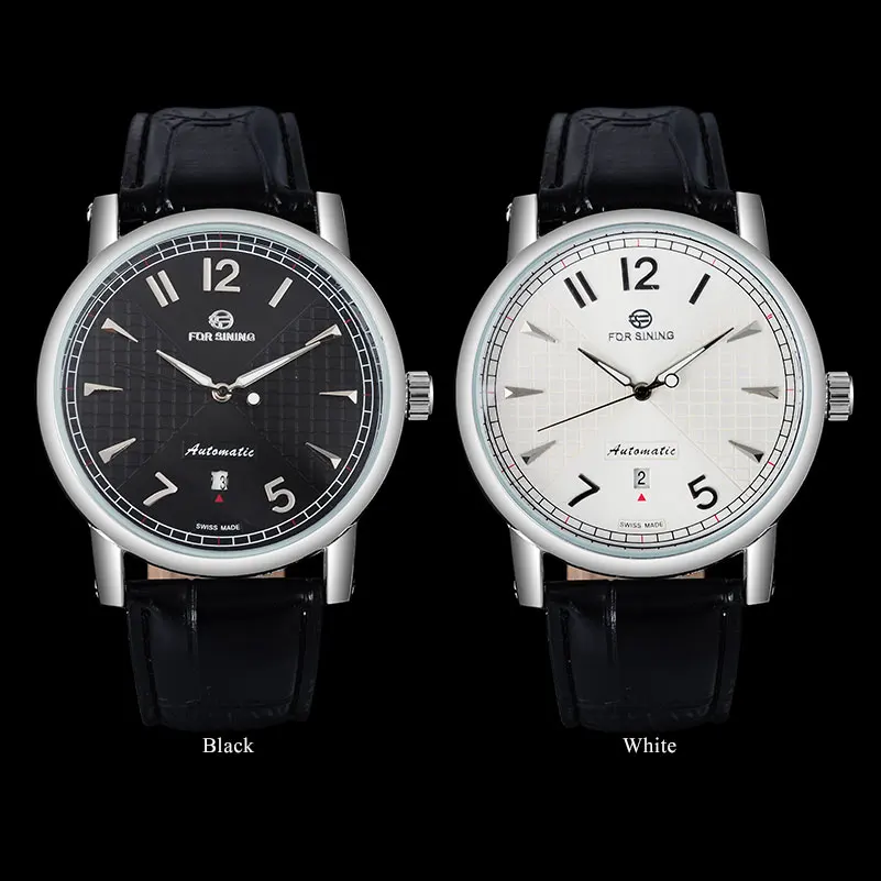 FORSINING 2017 повседневные роскошные часы мужские автоматические механические модные