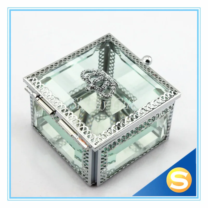 Подарочная коробка для ювелирных изделий с зеркальной коробкой|jewelry box black|box