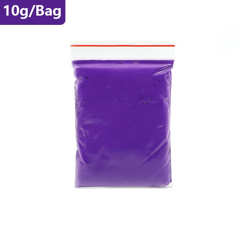 Dark Purple Slime DIY пушистый пенный слизью сухой на воздухе Пластилин Глина для мягкого хлопка слизи талисманы легкая глина комплект Goo антистресс игрушки набор - Цвет: Dark Purple Slime