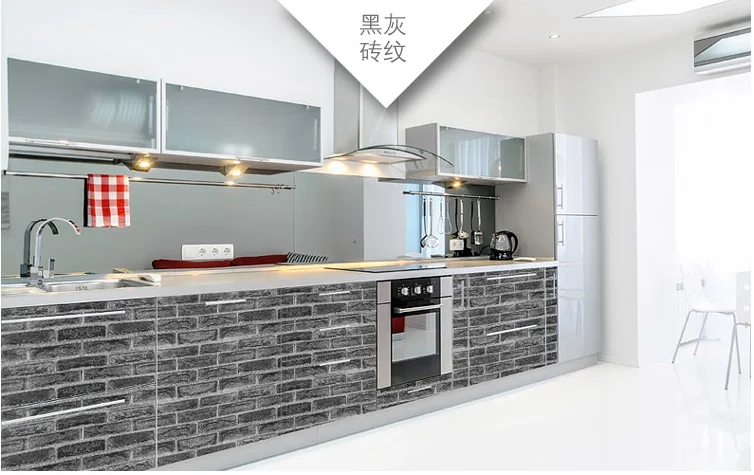Retro brick pattern self-adhesive wallpaper self-adhesive wall paper bedroom room adhesive decorative stickers color film paste
