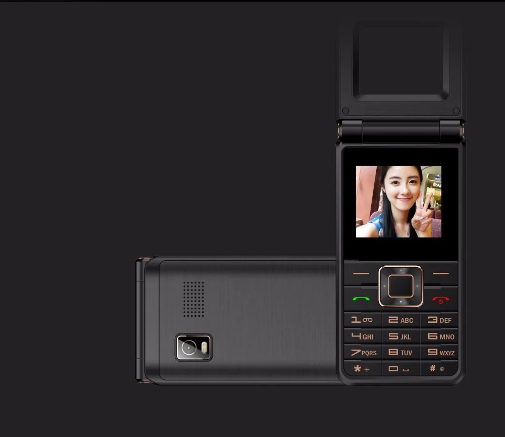 SERVO 2017 флип телефон 1 77 &quotSpreadtrum6533 Dual SIM карты GSM вибрации снаружи FM радио русская