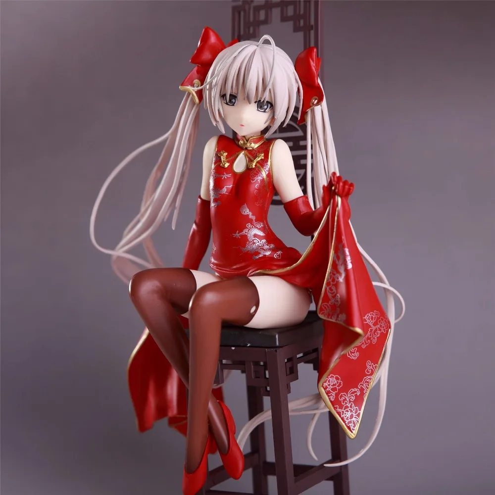 21 см Yosuga no Sora cheongsam Kasugano мультфильм аниме фигурка Коллекционная модель ПВХ
