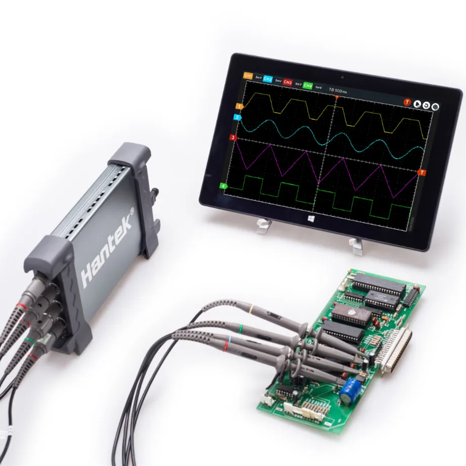 Hantek официальный 6254BD 4 канала 250 МГц полоса пропускания Osiclloscope цифровой USB ПК