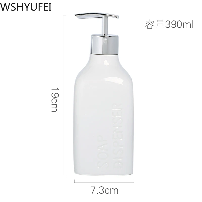 Керамическая бутылка для лосьона емкость хранения жидкого мыла аксессуары