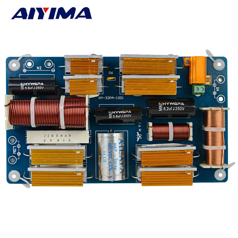 AIYIMA 1200 Вт 2 варианта кроссовер для Динамик 2way частоты плата делителя 1/2 разделители кроссоверов 2 Way Hi-Fi "сделай сам" этап Системы