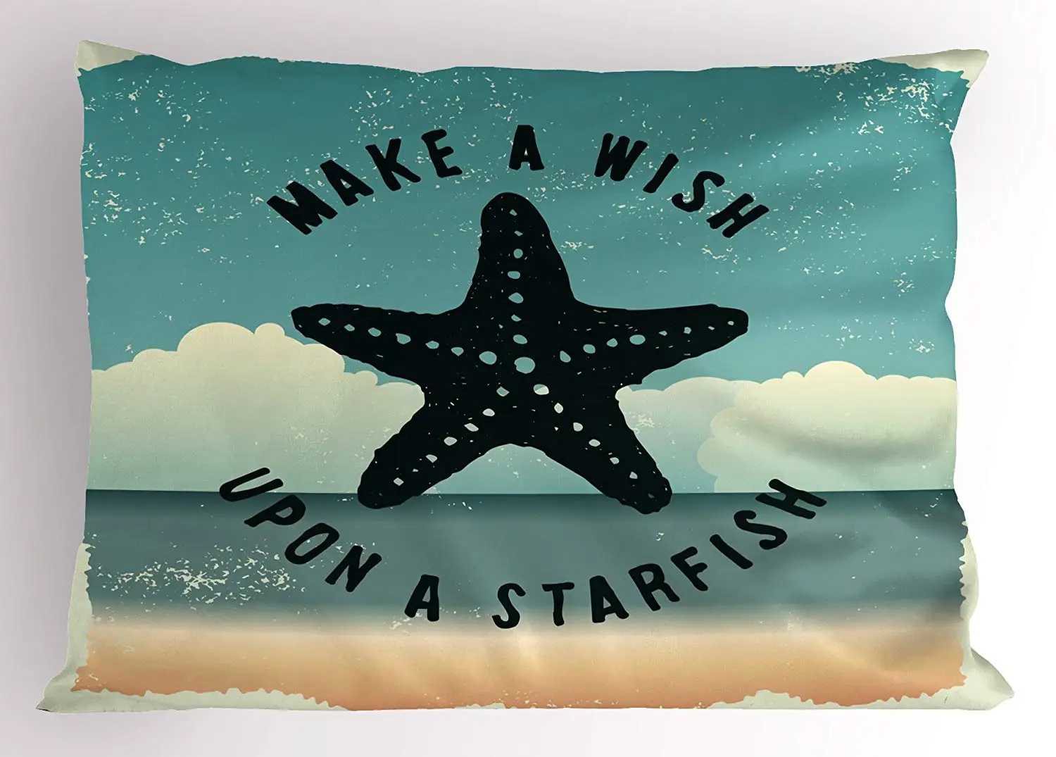 Морская звезда декоративная подушка Sham сделать пожелание на великолепное