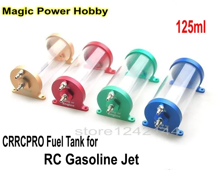 Прозрачный топливный бак CRRCPRO с ЧПУ антипузырьковый 125 мл 250 для
