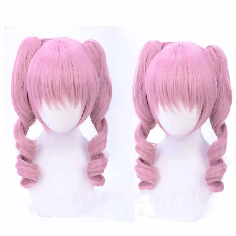 Косплей на Хэллоуин Аниме Steins Gate Faris Nyan базовый парик + конский хвост косплей