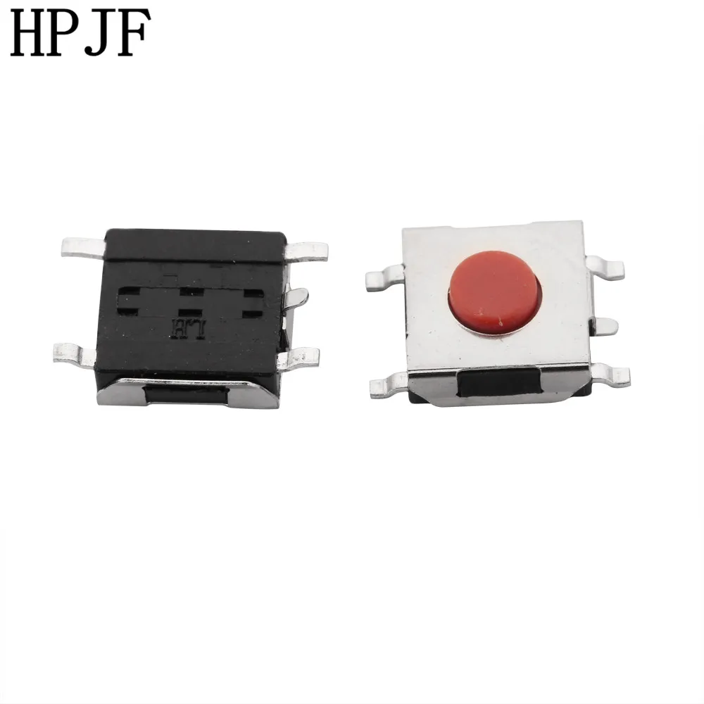 6x6xH2.5/2.7/3.1/3.4/3.7 мм High 5Pin SMT SMD патч тактовый кнопочный микро переключатель