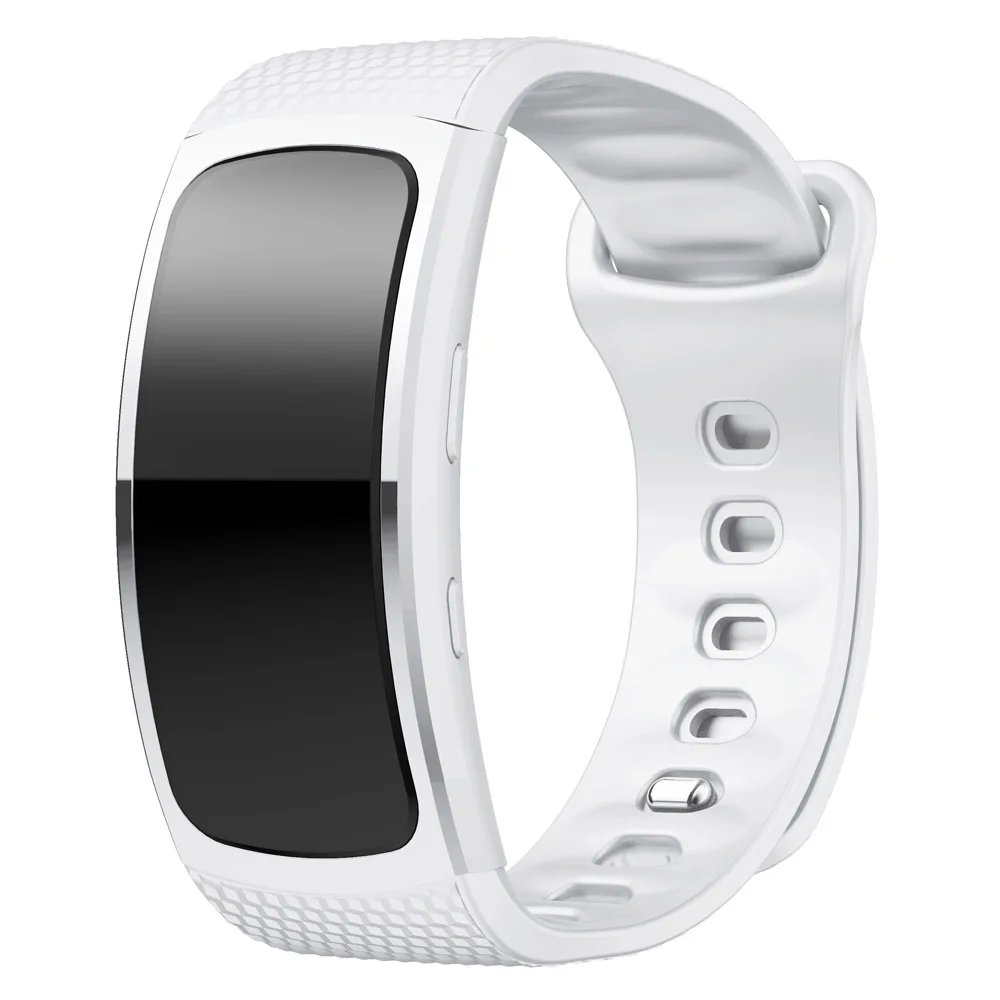 Мягкий силиконовый ремешок для часов спортивный браслет смарт Samsung Gear Fit2