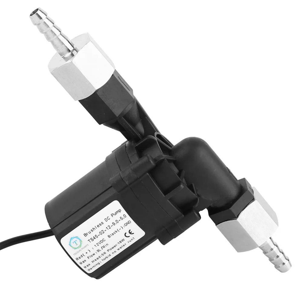 1/" DC12V черный пластиковый коннектор для домашнего пивоварения Бесщеточный насос для домашнего пивоварения циркуляционный водяной насос для пива