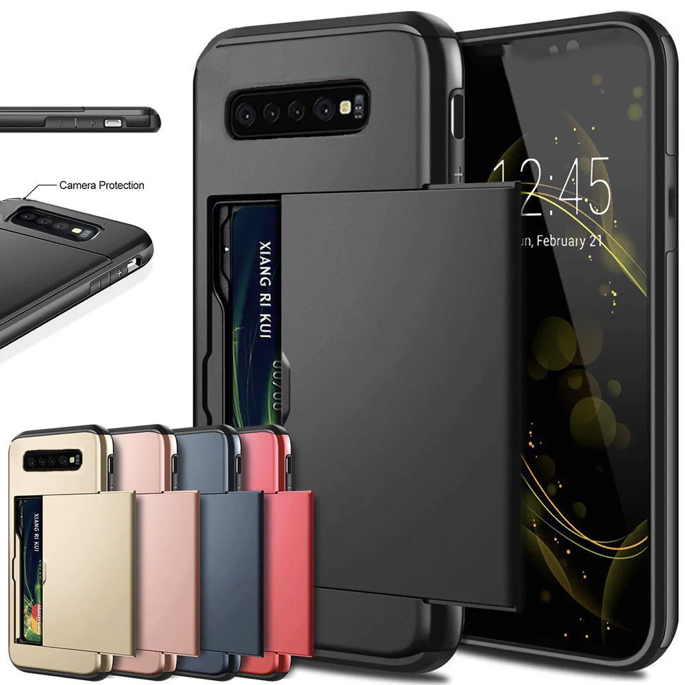 Бизнес чехлы для телефонов Samsung galaxy S10 Plus S9 S8 S7 S6 Edge чехол броня карт Note 5 4