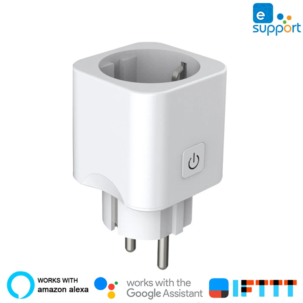 Умная розетка Wifi умная ЕС eWeLink работает с Alexa Google Home Mini IFTTT Smart Homekit automation |