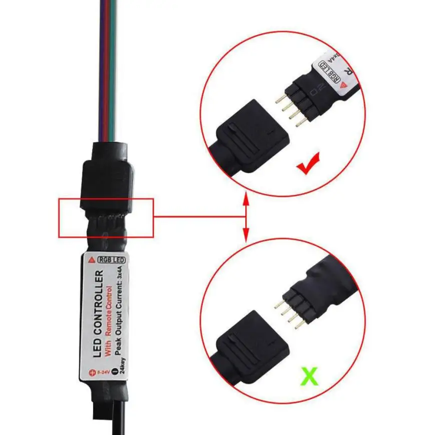 USB 5V 2835 12SMD 20 см RGB Светодиодная лента для телевизора комплект подсветки Прямая