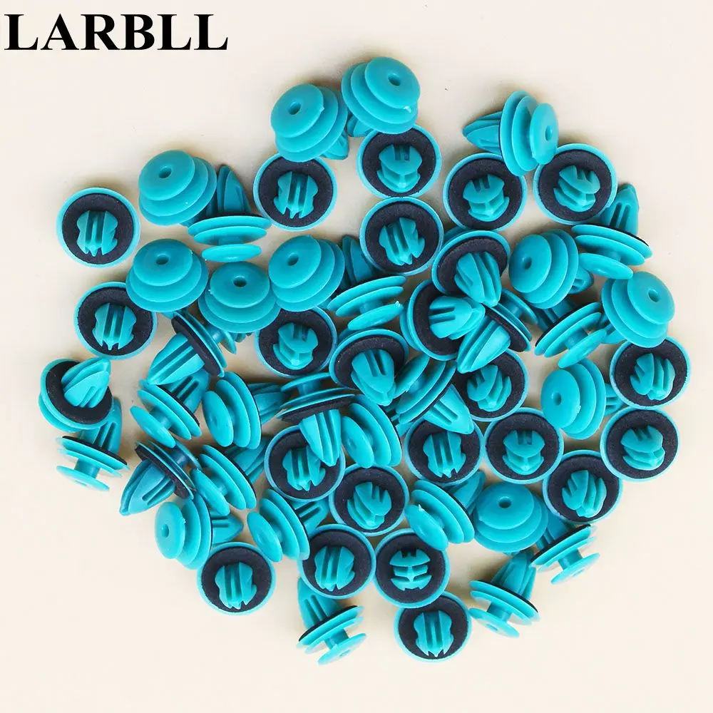 LARBLL 100 шт. клипсы для автомобильной отделки двери заклепки бампера наборы на авто
