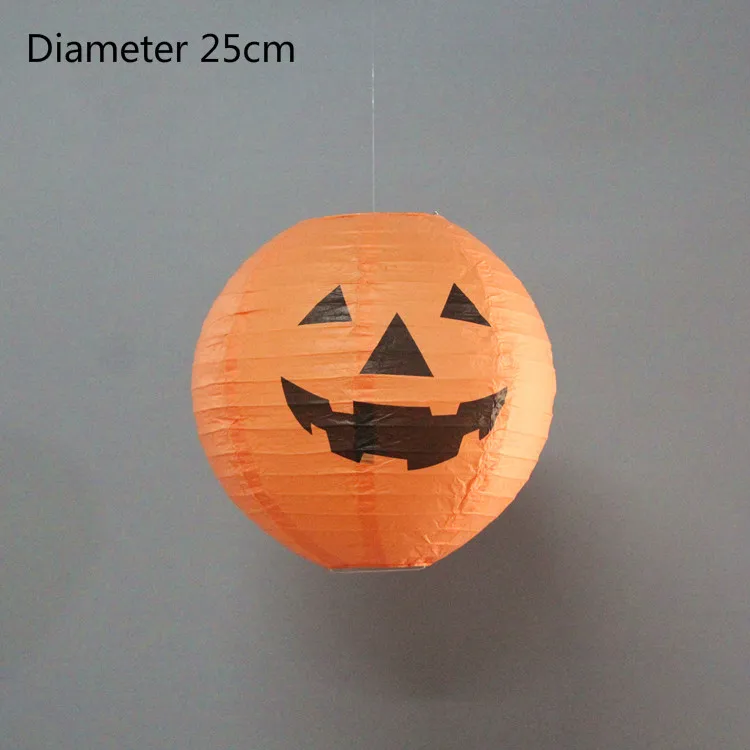 Декоративный подвесной светильник тыква бумажный фонарь 5 шт. DL005 | Дом и сад